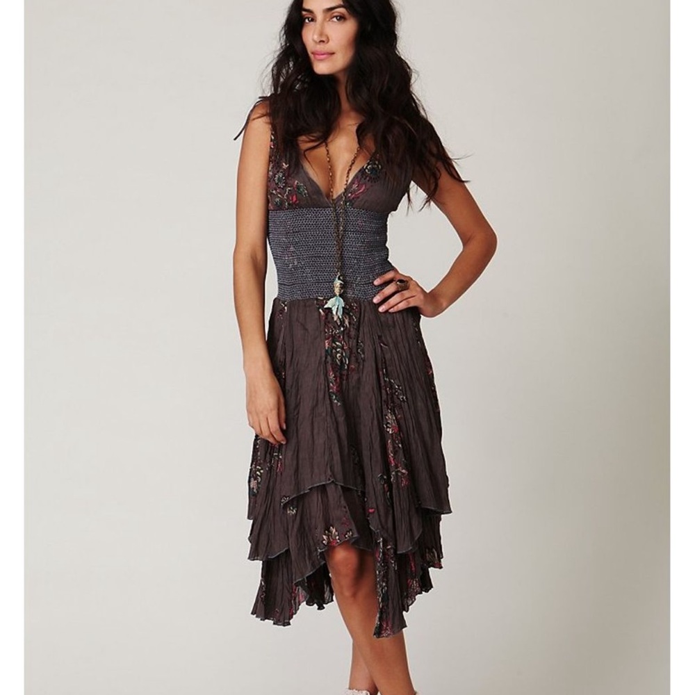 Free People Wisteria & Lacr Dress. XS